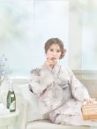 画像2: 【即日発送】くすみカラー×パープルダリア浴衣 OBI-siwa-202-ok-17-BR / HIMO-900-yn-8-P / HEKO-800-sb-5-WH / YA-68-kn-P / YA-1017-am-W / GETA-02-ok-5-P / [YMT] (2)