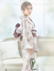 画像1: 【即日発送】くすみカラー×パープルダリア浴衣 OBI-siwa-202-ok-17-BR / HIMO-900-yn-8-P / HEKO-800-sb-5-WH / YA-68-kn-P / YA-1017-am-W / GETA-02-ok-5-P / [YMT] (1)