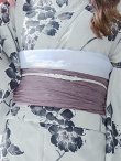 画像14: 【予約 / 5月中旬発送予定】古典ロマン牡丹浴衣 OBI-siwa-201-wk-1-LV / HIMO-900-yn-5-IV / HEKO-800-sb-5-WH / YA-948-kj-NV / GETA-01-kj-2-BL/ [YMT] (14)