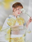 画像11: 【予約 / 5月中旬発送予定】ヘルシー油彩牡丹浴衣 OBI-g-500-kj-7-GYGE / HIMO-900-yn-7-MOC / HEKO-800-sb-11-MOC / YA-1026-kn-W / GETA-01-kj-5-MOC/ [y/YMT] (11)