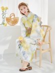 画像13: 【予約 / 5月中旬発送予定】ヘルシー油彩牡丹浴衣 OBI-g-500-kj-7-GYGE / HIMO-900-yn-7-MOC / HEKO-800-sb-11-MOC / YA-1026-kn-W / GETA-01-kj-5-MOC / [y/OF01] (13)