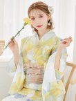 画像14: 【予約 / 5月中旬発送予定】ヘルシー油彩牡丹浴衣 OBI-g-500-kj-7-GYGE / HIMO-900-yn-7-MOC / HEKO-800-sb-11-MOC / YA-1026-kn-W / GETA-01-kj-5-MOC / [y/OF01] (14)