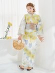 画像9: 【予約 / 5月中旬発送予定】ヘルシー油彩牡丹浴衣 OBI-g-500-kj-7-GYGE / HIMO-900-yn-7-MOC / HEKO-800-sb-11-MOC / YA-1026-kn-W / GETA-01-kj-5-MOC / [y/OF01] (9)