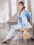 画像13: 蒼華に咲く牡丹浴衣【浴衣３点セット 浴衣/帯/下駄】[YMT] (13)