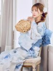 画像15: 蒼華に咲く牡丹浴衣【浴衣３点セット 浴衣/帯/下駄】[YMT] (15)