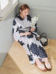 画像6: 【予約 / 5月中旬発送予定】モノトーンダリア柄浴衣 OBI-hira-100-ok-5-GYxSV / HIMO-900-yn-3-GYxGD / YA-73-kn-GY / GETA-01-kj-3-IV/ [y/OF01] (6)