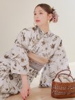 画像14: 【予約 / 5月上旬発送予定】アンティーク調ボタニカル浴衣 OBI-g-500-kj-7-GYGE / HIMO-900-yn-7-MOC / HEKO-800-sb-11-MOC / YA-1070-kn-DuP / GETA-01-kj-5-MOC/ [y/YMT] (14)