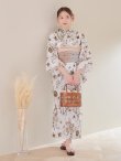 画像6: 【予約 / 5月上旬発送予定】アンティーク調ボタニカル浴衣 OBI-g-500-kj-7-GYGE / HIMO-900-yn-7-MOC / HEKO-800-sb-11-MOC / YA-1070-kn-DuP / GETA-01-kj-5-MOC/ [y/YMT] (6)