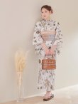 画像9: 【予約 / 5月上旬発送予定】アンティーク調ボタニカル浴衣 OBI-g-500-kj-7-GYGE / HIMO-900-yn-7-MOC / HEKO-800-sb-11-MOC / YA-1070-kn-DuP / GETA-01-kj-5-MOC/ [y/YMT] (9)