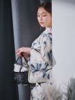 画像5: 水墨画百合柄浴衣 OBI-hira-100-ok-4-DusBL / HIMO-900-yn-5-IV  / HEKO-800-sb-8-DusBL / YA-73-kn-GY / GETA-01-kj-2-BL/ [YMT] (5)