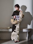 画像12: 【Riuコラボ】【予約 / 6月下旬発送予定】ツートンカラーローズ浴衣 OBI-hira-100-ok-5-GYxSV / HIMO-900-yn-4-GYxGY / YA-951-kn-W / YA-1011-kj-BR  / GETA-01-kj-3-IV [y/YMT] (12)