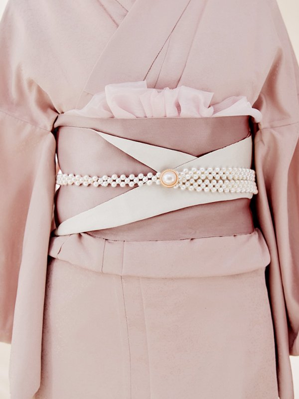 画像15: 【即日発送】【浴衣】ピンク無地浴衣 【浴衣３点セット 浴衣/帯/下駄】[YMT] (15)