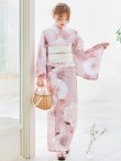 画像4: 【即日発送】【浴衣】 大人スウィートフラワー 薔薇 バラ ローズ 浴衣【浴衣３点セット 浴衣/帯/下駄】OBI-hira-100-ok-15-WxW / HIMO-900-yn-8-P / HEKO-800-sb-4-P / YA-1071-kn-P / GETA-02-ok-5-P [YMT] (4)