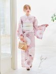 画像5: 【即日発送】【浴衣】 大人スウィートフラワー 薔薇 バラ ローズ 浴衣【浴衣３点セット 浴衣/帯/下駄】OBI-hira-100-ok-15-WxW / HIMO-900-yn-8-P / HEKO-800-sb-4-P / YA-1071-kn-P / GETA-02-ok-5-P [YMT] (5)