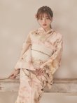 画像3: 【即日発送！】くすみピンクスウィート浴衣【浴衣３点セット 浴衣/帯/下駄】[OF04/HC03] (3)