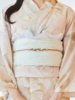 画像17: 【即日発送】クリームイエローピオニー浴衣 OBI-siwa-200-kj-13-OW / HIMO-900-yn-8-P / HEKO-800-sb-5-WH / YA-1079-kj-6-W /  GETA-01-kj-7-P/  [YMT] (17)
