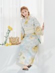 画像7: 【予約 / 5月中旬発送予定】ニュアンス牡丹ペールトーン浴衣 OBI-siwa-200-kj-13-OW / HIMO-900-yn-5-IV / HEKO-800-sb-5-W / YA-1075-kn-IV / GETA-01-kj-3-IV/ [y/OF01] (7)