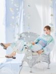 画像3: 【予約 / 5月中旬発送予定】大柄アイシーミントフラワー浴衣 OBI-g-500-kj-8-GY / HIMO-900-yn-5-IV / HEKO-800-sb-10-LBL / YA-1082-kj-W / GETA-01-kj-2-BL/ [y/YMT] (3)