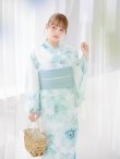 画像17: 【予約 / 5月中旬発送予定】ブルーグレイニュアンスフラワー浴衣 OBI-siwa-204-wk-2-LBL / HIMO-900-yn-5-IV / HEKO-800-sb-5-W / YA-1023-wk-BL / GETA-01-kj-3-IV / [yo/YMT] (17)