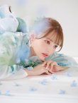 画像6: 【予約 / 5月中旬発送予定】ブルーグレイニュアンスフラワー浴衣 OBI-siwa-204-wk-2-LBL / HIMO-900-yn-5-IV / HEKO-800-sb-5-W / YA-1023-wk-BL / GETA-01-kj-3-IV / [yo/YMT] (6)