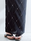 画像19: 【予約 / 5月下旬発送予定】アーガイルビジュー浴衣 OBI-siwa-204-wk-12-OW / HIMO-906-yn-PEARL / HEKO-800-sb-5-W / YA-1080-kj-B / GETA-01-kj-1-B/ [yo/YMT] (19)