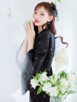 画像6: 【予約 / 5月下旬発送予定】アーガイルビジュー浴衣 OBI-siwa-204-wk-12-OW / HIMO-906-yn-PEARL / HEKO-800-sb-5-W / YA-1080-kj-B / GETA-01-kj-1-B/ [yo/YMT] (6)