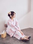 画像19: 【即日発送】ニュアンスピンク水彩朝顔浴衣 【浴衣3点セット 浴衣/帯/下駄】[OF04] (19)