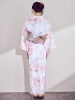 画像20: 【即日発送】ニュアンスピンク水彩朝顔浴衣 【浴衣3点セット 浴衣/帯/下駄】[OF04] (20)