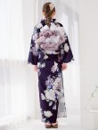 画像18: クラシカルフラワーブーケ浴衣 OBI-siwa-200-kj-11-Rose / HIMO-906-yn-PEARL / HEKO-800-sb-5-W / YA-1071-kn-P / GETA-01-kj-3-IV/ [YMT] (18)