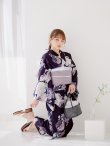 画像7: クラシカルフラワーブーケ浴衣 OBI-siwa-200-kj-11-Rose / HIMO-906-yn-PEARL / HEKO-800-sb-5-W / YA-1071-kn-P / GETA-01-kj-3-IV/ [YMT] (7)