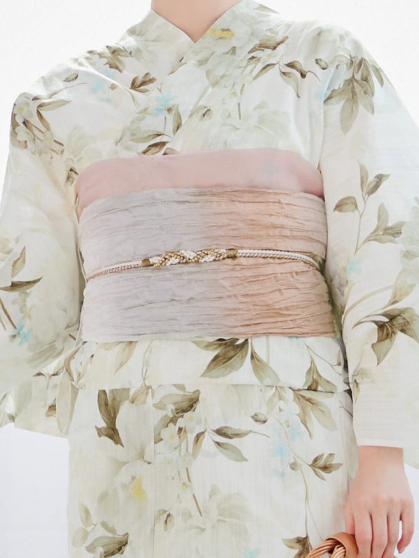 画像15: 【即日発送】秋静牡丹の大人浴衣【浴衣３点セット 浴衣/帯/下駄】[YMT] (15)