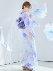 画像13: アンティークブルーローズ浴衣 OBI-g-500-kj-9-NV / HIMO-906-yn-PEARL / HEKO-800-sb-5-W / YA-1001-kj-BL / GETA-01-kj-2-BL/ [YMT] (13)