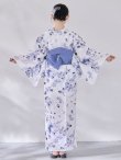 画像18: 【即日発送】水墨ニュアンスフラワー浴衣【浴衣３点セット 浴衣/帯/下駄】[OF04/HC03] (18)