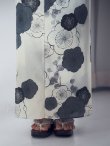 画像17: 【予約 / 5月下旬発送予定】梅柄藍鼠色浴衣 OBI-siwa-204-wk-1-B / HIMO-900-yn-3-GYxGD / YA-1072-kn-B / GETA-02-ok-4-MOC / [yo/OF01] (17)
