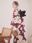 画像11: 【予約 / 5月下旬発送予定】白椿と梅の花柄浴衣 OBI-siwa-204-wk-1-B / HIMO-902-kj-5-RosePK / / YA-1066-kj-IV / GETA-02-ok-8-RoseP/ [yo/OF01] (11)