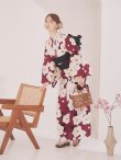 画像13: 【予約 / 5月下旬発送予定】白椿と梅の花柄浴衣 OBI-siwa-204-wk-1-B / HIMO-902-kj-5-RosePK / / YA-1066-kj-IV / GETA-02-ok-8-RoseP/ [yo/OF01] (13)
