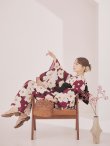 画像3: 【予約 / 5月下旬発送予定】白椿と梅の花柄浴衣 OBI-siwa-204-wk-1-B / HIMO-902-kj-5-RosePK / / YA-1066-kj-IV / GETA-02-ok-8-RoseP/ [yo/OF01] (3)