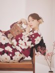 画像6: 【予約 / 5月下旬発送予定】白椿と梅の花柄浴衣 OBI-siwa-204-wk-1-B / HIMO-902-kj-5-RosePK / / YA-1066-kj-IV / GETA-02-ok-8-RoseP/ [yo/OF01] (6)