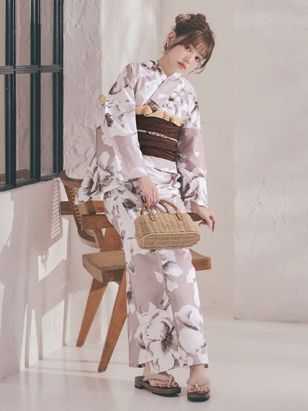 モデル：吉木千沙都(ちぃぽぽ)　身長：158cm　着用サイズ：Fサイズ