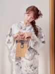 画像23: 送料無料！グレージュニュアンスピオニー浴衣【浴衣３点セット 浴衣/帯/下駄】[OF04]【予約 / 4月上旬発送予定】 (23)