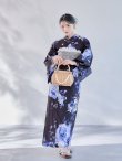 画像12: 【即日発送】大人ネイビー牡丹浴衣【浴衣３点セット 浴衣/帯/下駄】[OF04] (12)