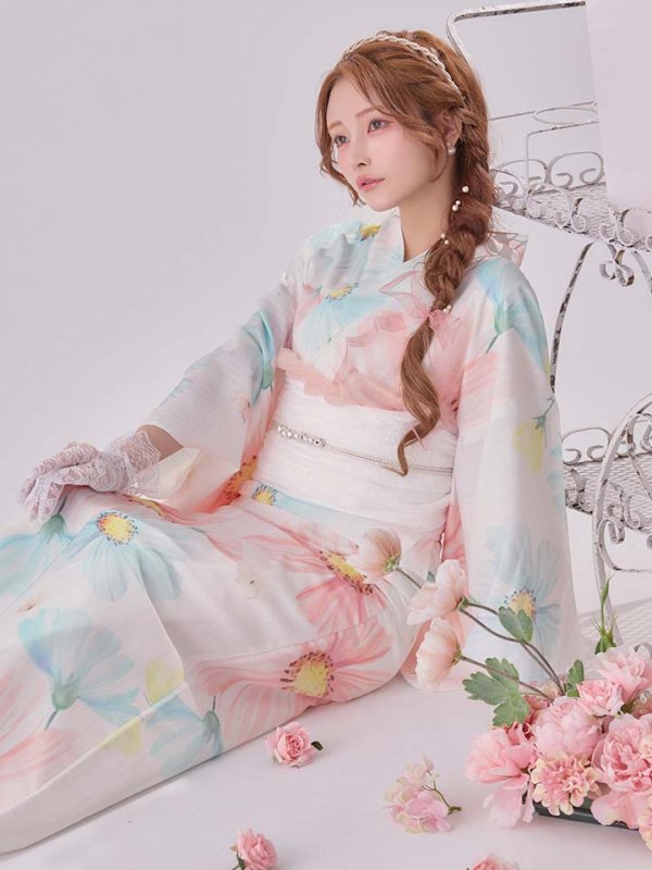 モデル：まみ　身長：161cm　着用サイズ：Fサイズ