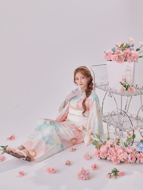 モデル：まみ　身長：161cm　着用サイズ：Fサイズ