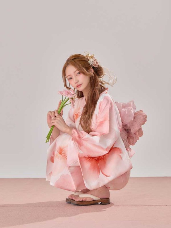 モデル：まみ　身長：161cm　着用サイズ：Fサイズ