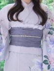 画像21: 送料無料！【即日発送】Riuコラボ ロマンティックニュアンスブーケ浴衣【浴衣３点セット 浴衣/帯/下駄】[OF04] (21)