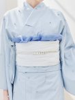 画像16: セパレートアーガイルビジュー浴衣【浴衣4点セット 浴衣/帯/下駄】OBI-siwa-204-wk-12-OW / HIMO-906-yn-PEARL / HEKO-800-sb-8-DusBL / YA-1079-kj-7 / GETA-01-kj-3-IV	/ [YMT] (16)