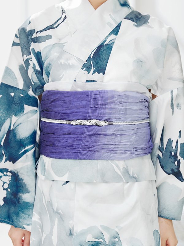 画像21: 【即日発送】セパレートグラデーションブルーグリーン浴衣【浴衣4点セット 浴衣/帯/下駄】[YMT] (21)