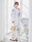画像14: 【即日発送】セパレートタイプ シャーベットフラワー牡丹浴衣【浴衣4点セット 浴衣/帯/下駄】[YMT] (14)
