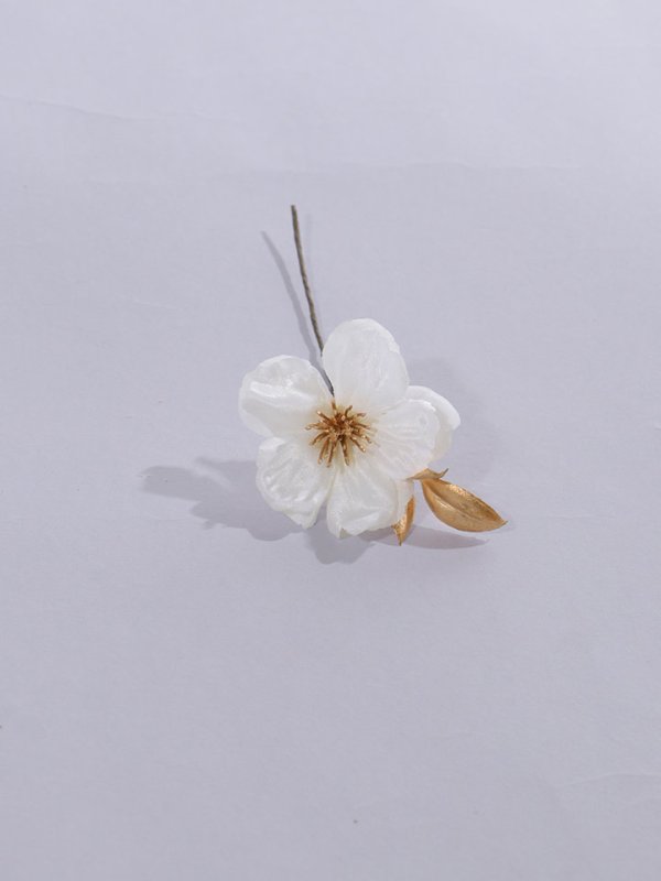 画像4: 【浴衣小物】大輪フラワーとパールコサージュ【1カラー】 (4)