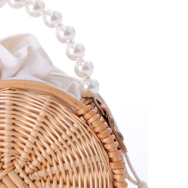 画像3: パールラウンドカゴバッグ[YMT] (3)